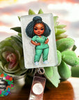 African American Nurse UV DTF Transfer