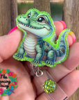 Crocodile Decal & Acrylic Blank COMBO