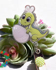 Easter Dinosaur Decal & Acrylic Blank COMBO