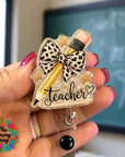 Teacher Pencil Decal & Acrylic Blank COMBO