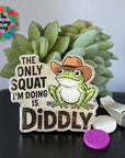 Diddly Squat Decal & Acrylic Blank COMBO