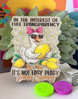 Full Transparency Easy Peasy Decal & Acrylic Blank COMBO