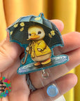 Duck With Umbrella Decal & Acrylic Blank COMBO