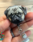 Pug Face Decal & Acrylic Blank COMBO