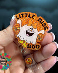 Little Miss BOO Decal & Acrylic Blank COMBO