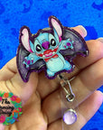Stitch Bat Decal & Acrylic Blank COMBO