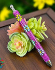 Doodle Daisies Pen Elements UV DTF
