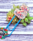 Glamour Flamingo Decal & Acrylic Blank COMBO