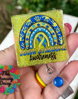 Down Syndrome Awareness Rainbow UV DTF