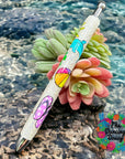Beach Pen Wrap UV DTF