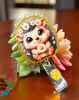 Hedgehog Daisy Decal & Acrylic Blank COMBO