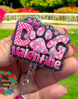 My Dog is My Valentine Decal & Acrylic Blank COMBO
