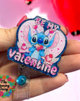 Valentine Stitch Decal & Acrylic Blank COMBO