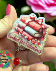 Booked for Valentines Decal & Acrylic Blank COMBO