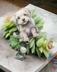 Dandie Dinmont Terrier Decal & Acrylic Blank COMBO