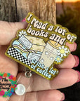 Read Books Drink Coffee Decal & Acrylic Blank COMBO