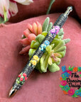 Flower Cactus Pen Wrap UV DTF