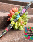 Flower Cactus Pen Wrap UV DTF