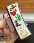 Cowboy Hair Clip UV DTF/Blanks Combo