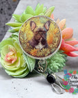 Stained French Bulldog Decal