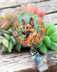 Stained German Shepherd Decal