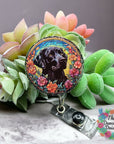 Stained Black Labrador Decal
