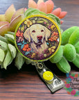 Stained White Labrador Decal