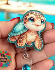 Baby Sea TurtleDecal & Acrylic Blank COMBO