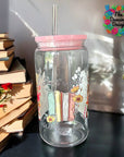 Girl Loves Books Glass Wrap