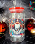 Tarot The Clown Glass Wrap