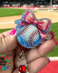 Sequin Baseball Decal & Acrylic Blank COMBO