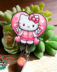 Valentine Hello Kitty Decal & Acrylic Blank COMBO