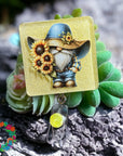 Sunflower Farmer Gnome UV DTF