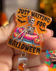 Waiting for Halloween Decal & Acrylic Blank COMBO
