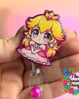 Princess Peach Decal & Acrylic Blank COMBO