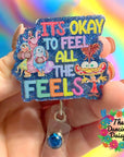 It's Okay to Feel Decal & Acrylic Blank COMBO