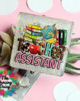 Teacher Assistant UV DTF Transfer
