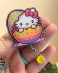 Easter Kitty Decal & Acrylic Blank COMBO
