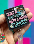 Just Good Mom with Hood Playlist UV DTF