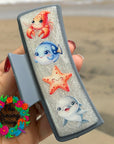 Ocean Life Hair Clip UV DTF/Blanks Combo