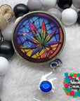 Stained Glass Cannabis Decal