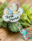 Stork Squad Decal & Acrylic Blank COMBO