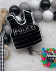 Police Vest Acrylic Blank