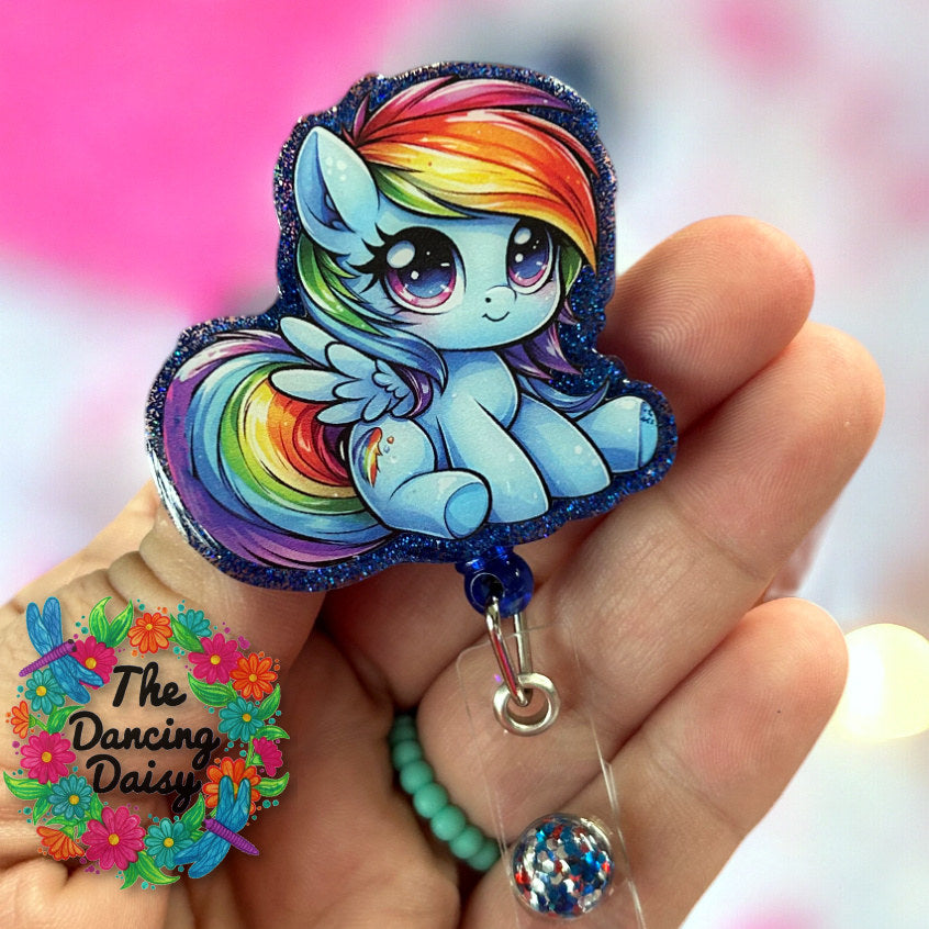 Rainbow Dash Pony Decal & Acrylic Blank COMBO