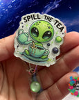 Spill The Tea Decal & Acrylic Blank COMBO