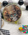 Steampunk Skull Decal