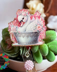 Glamour Swan Decal & Acrylic Blank COMBO