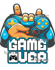 Game Over Decal & Acrylic Blank COMBO