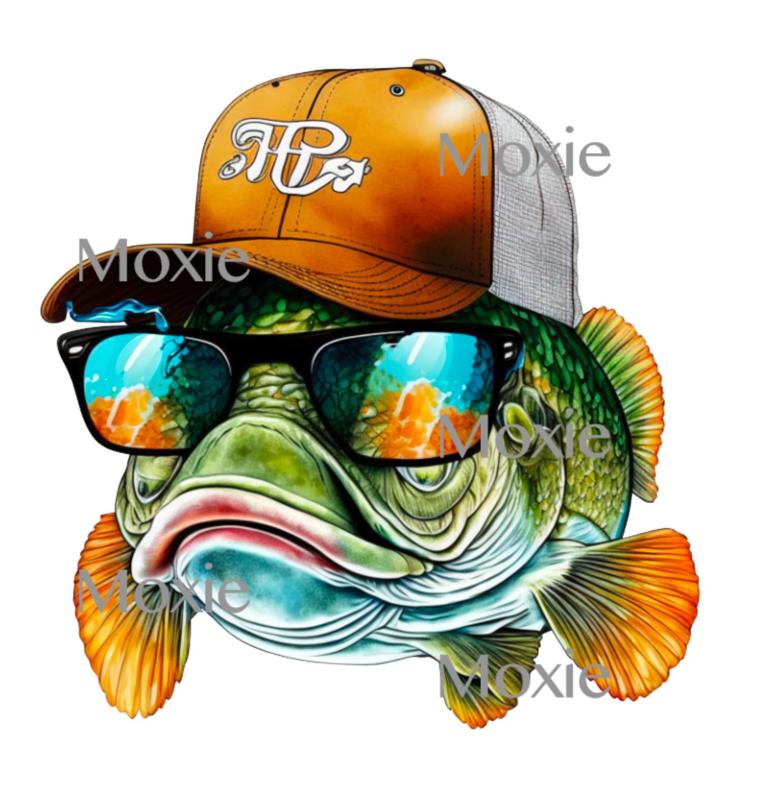 Cool Bass Fish Decal & Acrylic Blank COMBO – Moxie Vinyls