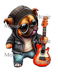 Rocker Boxer Decal & Acrylic Blank COMBO